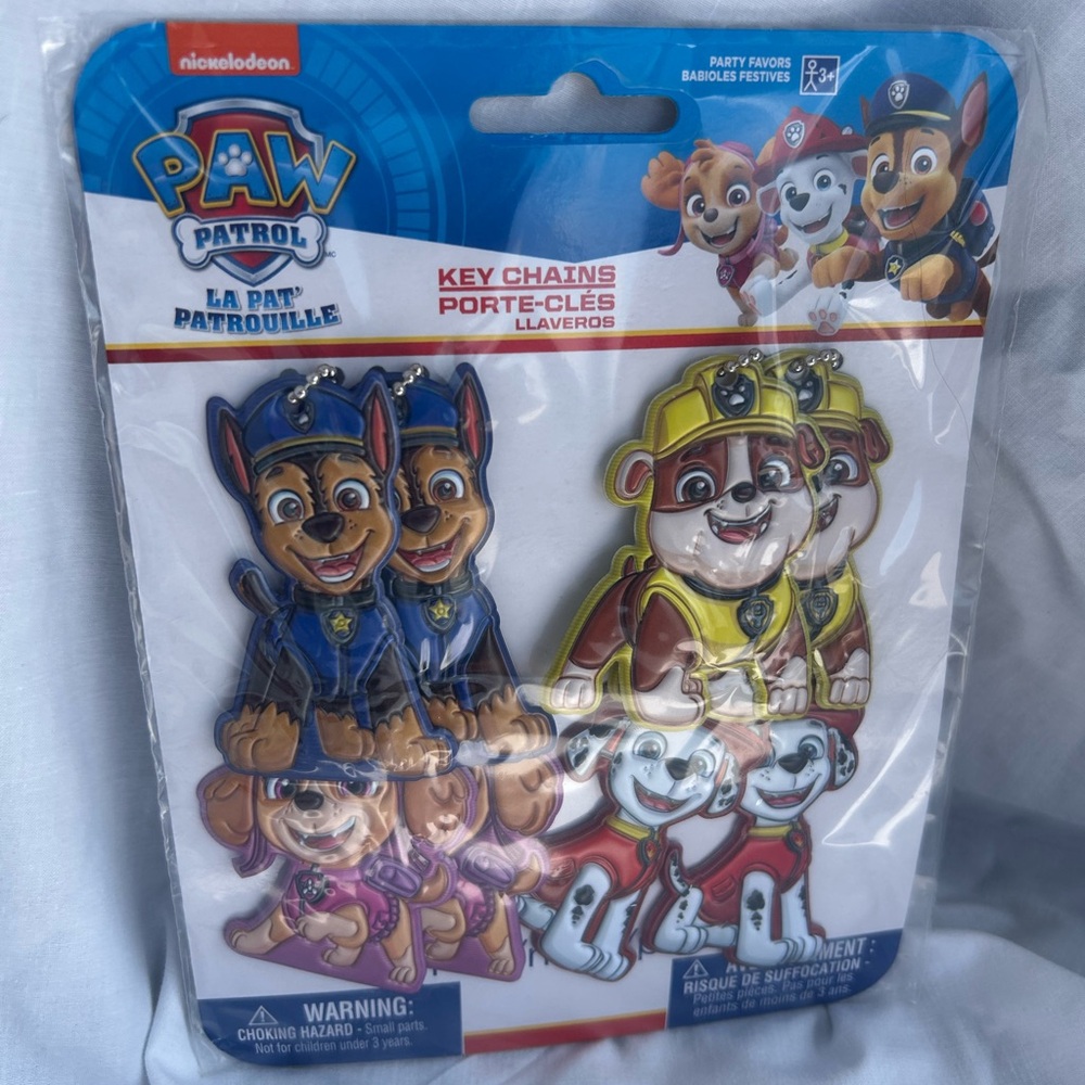 Nickelodeon Paw Patrol Colorful Key Chains